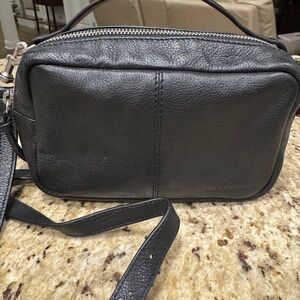 Lucky Brand Black Leather Crossbody Bag